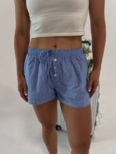 Load image into Gallery viewer, Charleston Poplin Boxer Shorts - Blue
