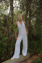 Load image into Gallery viewer, Paige Cotton Terry Halter Jumpsuit - Heather Grey
