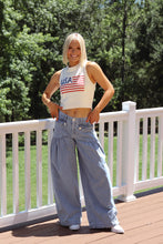 Load image into Gallery viewer, Marigold Wide Leg Button-Front Jeans
