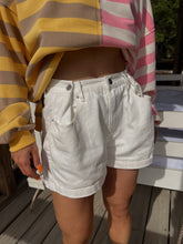 Load image into Gallery viewer, Impress Denim Shorts - White

