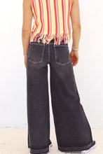 Load image into Gallery viewer, Cleo Mid-Rise Wide Leg Flare Jeans - Black
