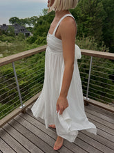 Load image into Gallery viewer, Ariella Trapeze Midi Dress - White
