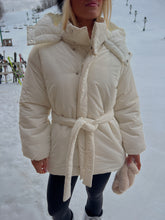Load image into Gallery viewer, Nancy Nylon Oversized Puffer Jacket - Ivory
