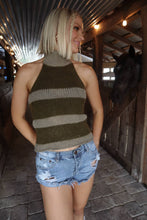 Load image into Gallery viewer, Carmen Halter Neck Sweater Top

