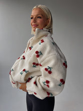 Load image into Gallery viewer, Lover Cherry Print Teddy Fleece

