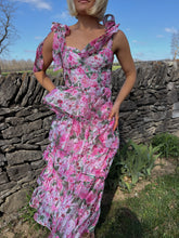 Load image into Gallery viewer, Olivia Floral Tiered Midi Dress
