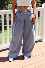 Load image into Gallery viewer, Marigold Wide Leg Button-Front Jeans
