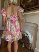 Load image into Gallery viewer, In Bloom Puff Sleeve Floral Mini Dress
