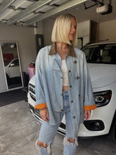 Load image into Gallery viewer, Darby Heavy Handed Denim Jacket - Denim Stripe
