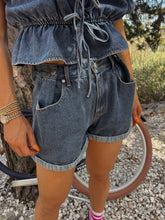 Load image into Gallery viewer, Impress Denim Shorts - Blue
