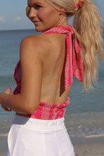Load image into Gallery viewer, Jaci Embroidered Backless Halter Top
