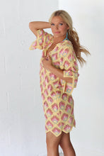 Load image into Gallery viewer, Seventies Crochet Floral Coverup Dress

