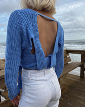 Load image into Gallery viewer, Cold Front Knit V-Neck Bandage Sweater
