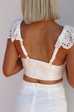Load image into Gallery viewer, Oakleigh Ruffle Crop Top

