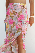 Load image into Gallery viewer, Angelina Asymmetrical Floral Midi Skirt
