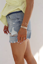 Load image into Gallery viewer, Kendal Distressed Mid-Rise Mini Skirt
